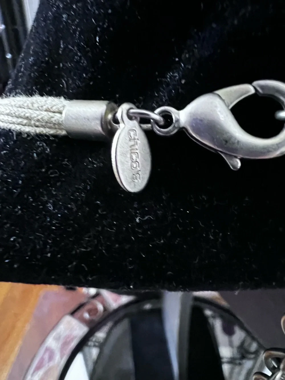 CHICOS Multi-Strand Turquoise Beaded Statement Necklace - Picture 4 of 4